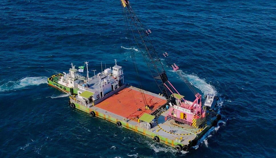 起重機線　福邦丸